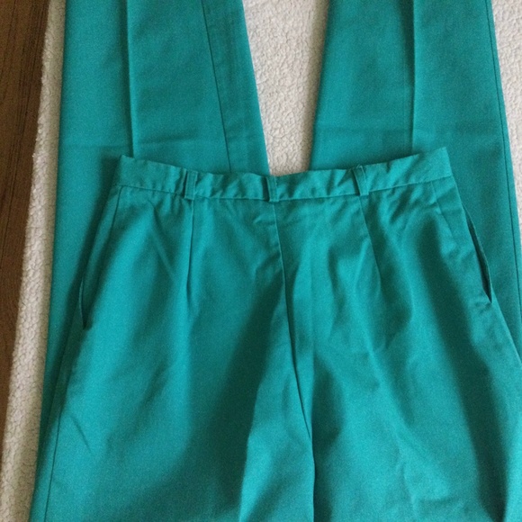 Vintage Southern Lady Teal/Turquoise/Green High Rise Pants - Sz 11/12 - Picture 8 of 12